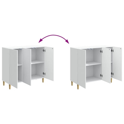vidaXL Sideboard White 89 x 34.5 x 80 cm Engineered Wood