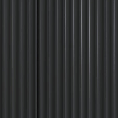 vidaXL Sideboard Black 89 x 34.5 x 80 cm Engineered Wood
