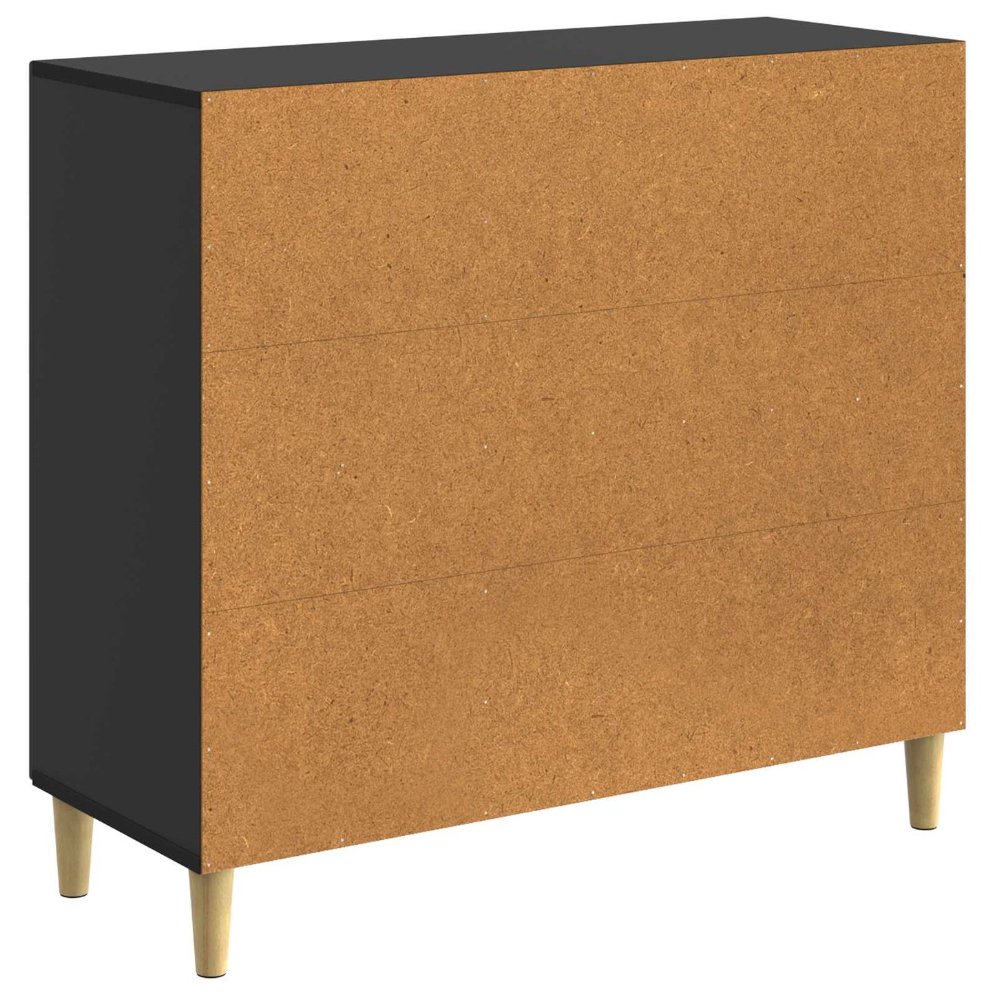 vidaXL Sideboard Black 89 x 34.5 x 80 cm Engineered Wood