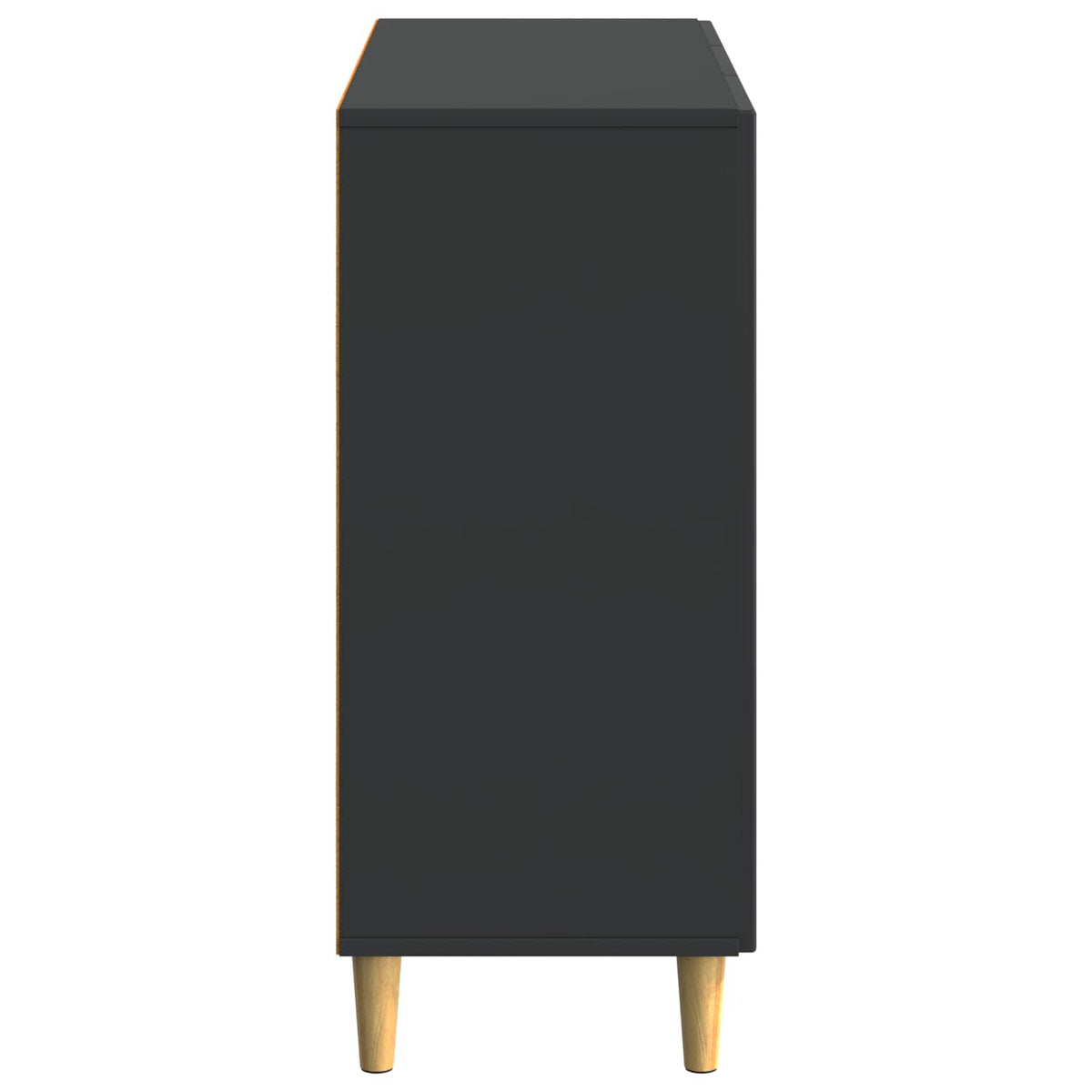 vidaXL Sideboard Black 89 x 34.5 x 80 cm Engineered Wood