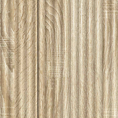 vidaXL Sideboard Sonoma Oak 89 x 34.5 x 80 cm Engineered Wood