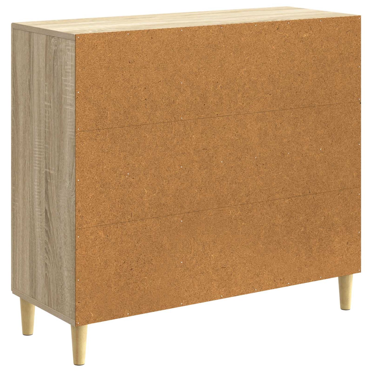 vidaXL Sideboard Sonoma Oak 89 x 34.5 x 80 cm Engineered Wood