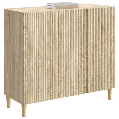 vidaXL Sideboard Sonoma Oak 89 x 34.5 x 80 cm Engineered Wood
