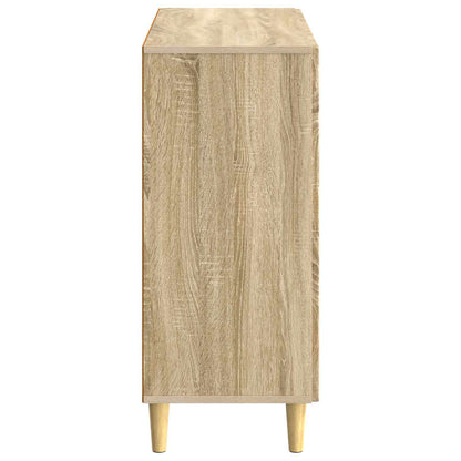 vidaXL Sideboard Sonoma Oak 89 x 34.5 x 80 cm Engineered Wood