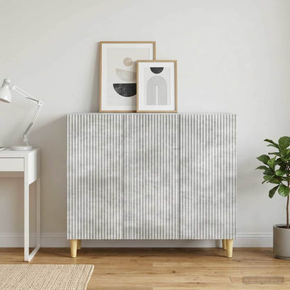 vidaXL Sideboard Concrete Grey 89 x 34.5 x 80 cm Engineered Wood