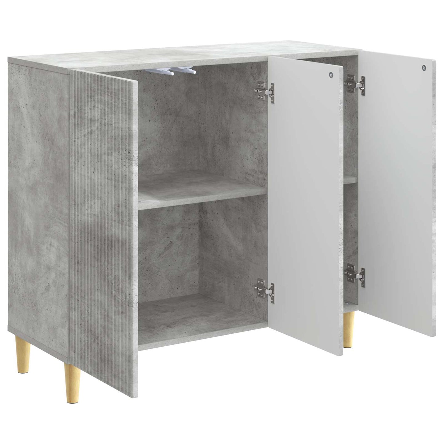 vidaXL Sideboard Concrete Grey 89 x 34.5 x 80 cm Engineered Wood