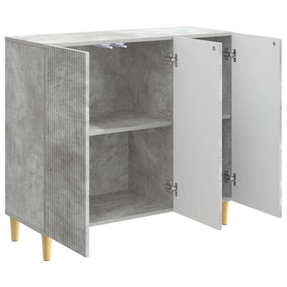 vidaXL Sideboard Concrete Grey 89 x 34.5 x 80 cm Engineered Wood