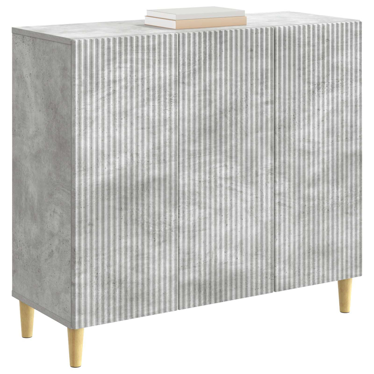 vidaXL Sideboard Concrete Grey 89 x 34.5 x 80 cm Engineered Wood