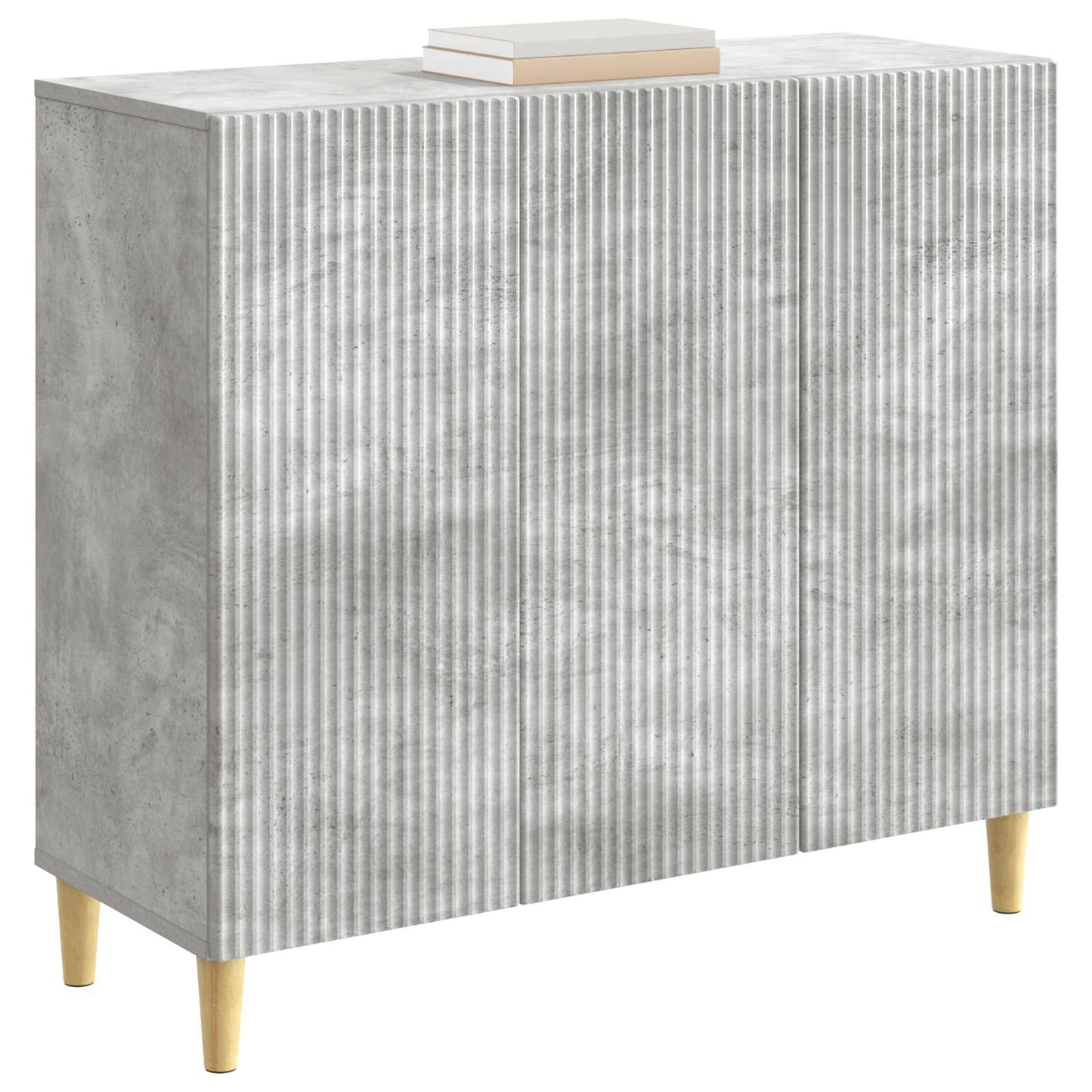 vidaXL Sideboard Concrete Grey 89 x 34.5 x 80 cm Engineered Wood