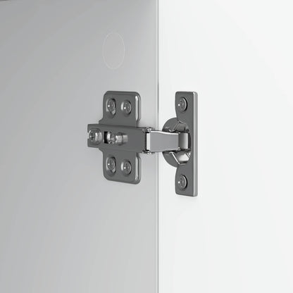 vidaXL Sideboard High Gloss White 89 x 34.5 x 80 cm Engineered Wood