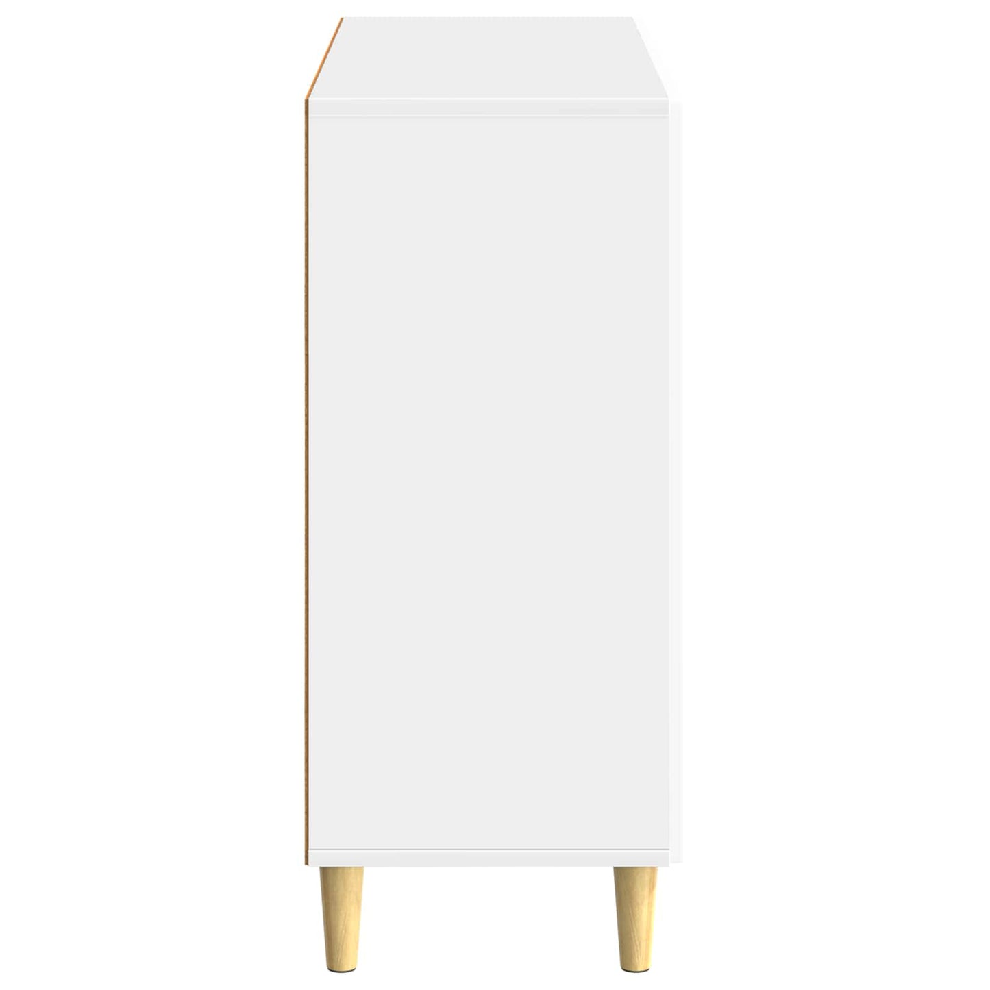vidaXL Sideboard High Gloss White 89 x 34.5 x 80 cm Engineered Wood