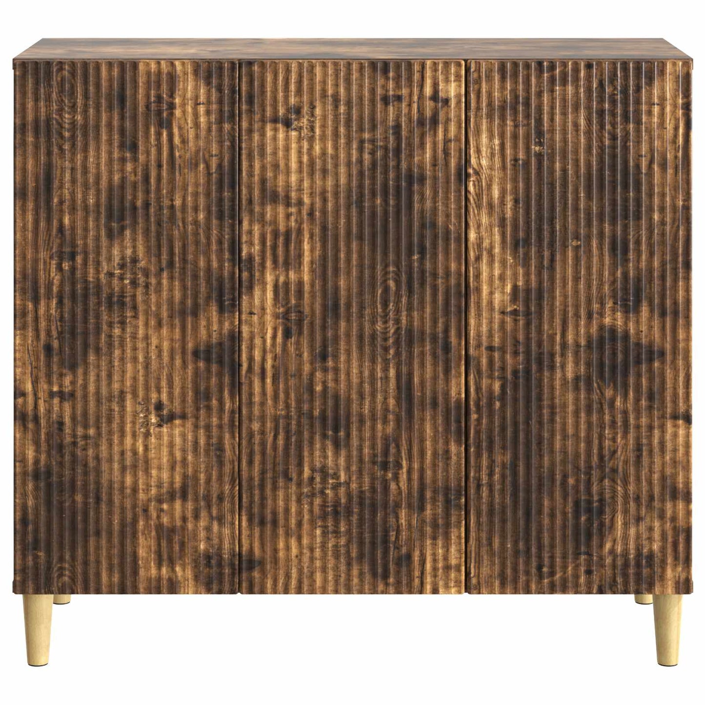 vidaXL Sideboard Smoked Oak 89 x 34.5 x 80 cm Engineered Wood