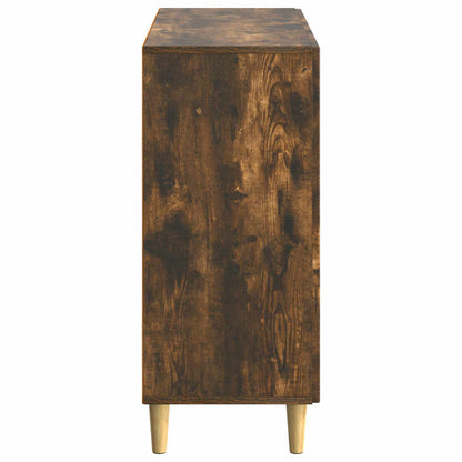 vidaXL Sideboard Smoked Oak 89 x 34.5 x 80 cm Engineered Wood