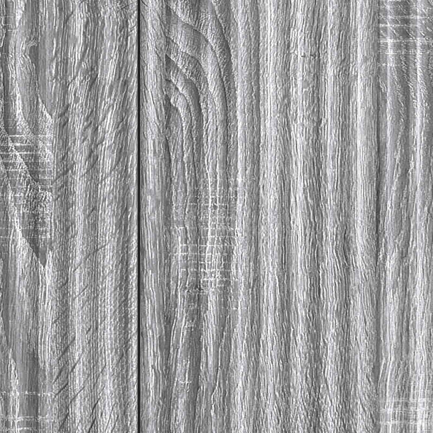 vidaXL Sideboard Grey Sonoma 89 x 34.5 x 80 cm Engineered Wood