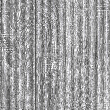 vidaXL Sideboard Grey Sonoma 89 x 34.5 x 80 cm Engineered Wood