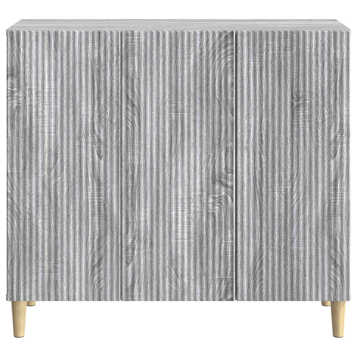 vidaXL Sideboard Grey Sonoma 89 x 34.5 x 80 cm Engineered Wood