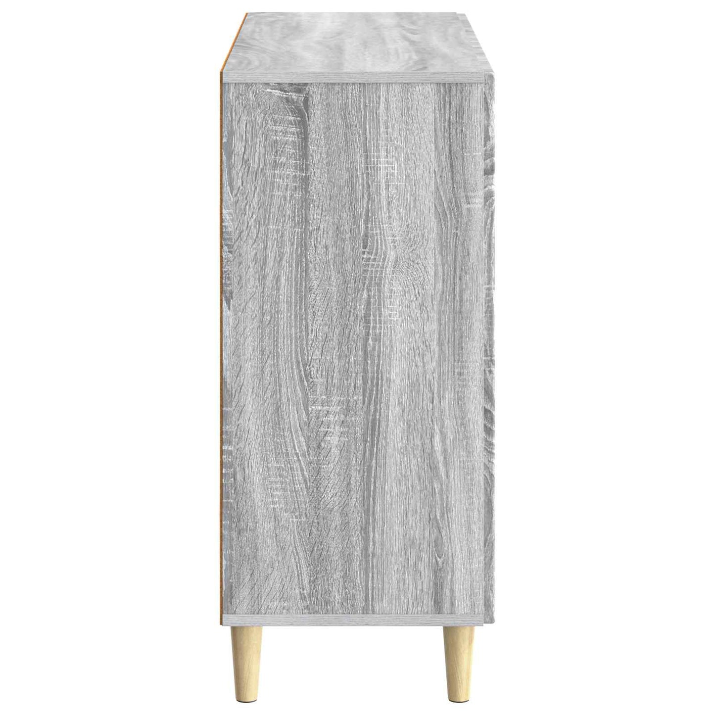 vidaXL Sideboard Grey Sonoma 89 x 34.5 x 80 cm Engineered Wood
