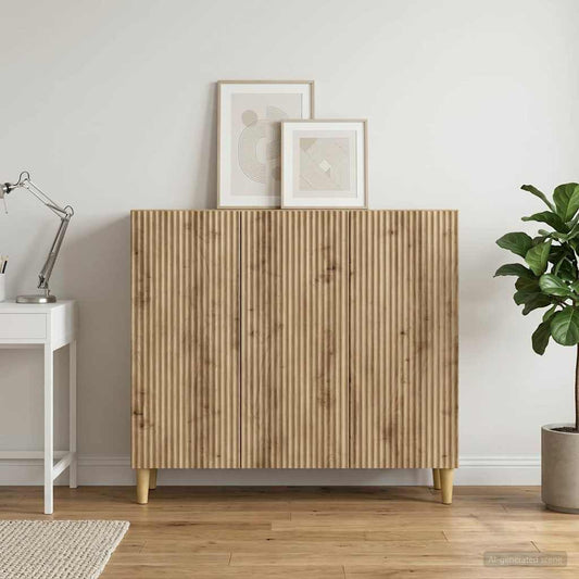 vidaXL Sideboard Artisan Oak 89 x 34.5 x 80 cm Engineered Wood