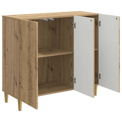 vidaXL Sideboard Artisan Oak 89 x 34.5 x 80 cm Engineered Wood