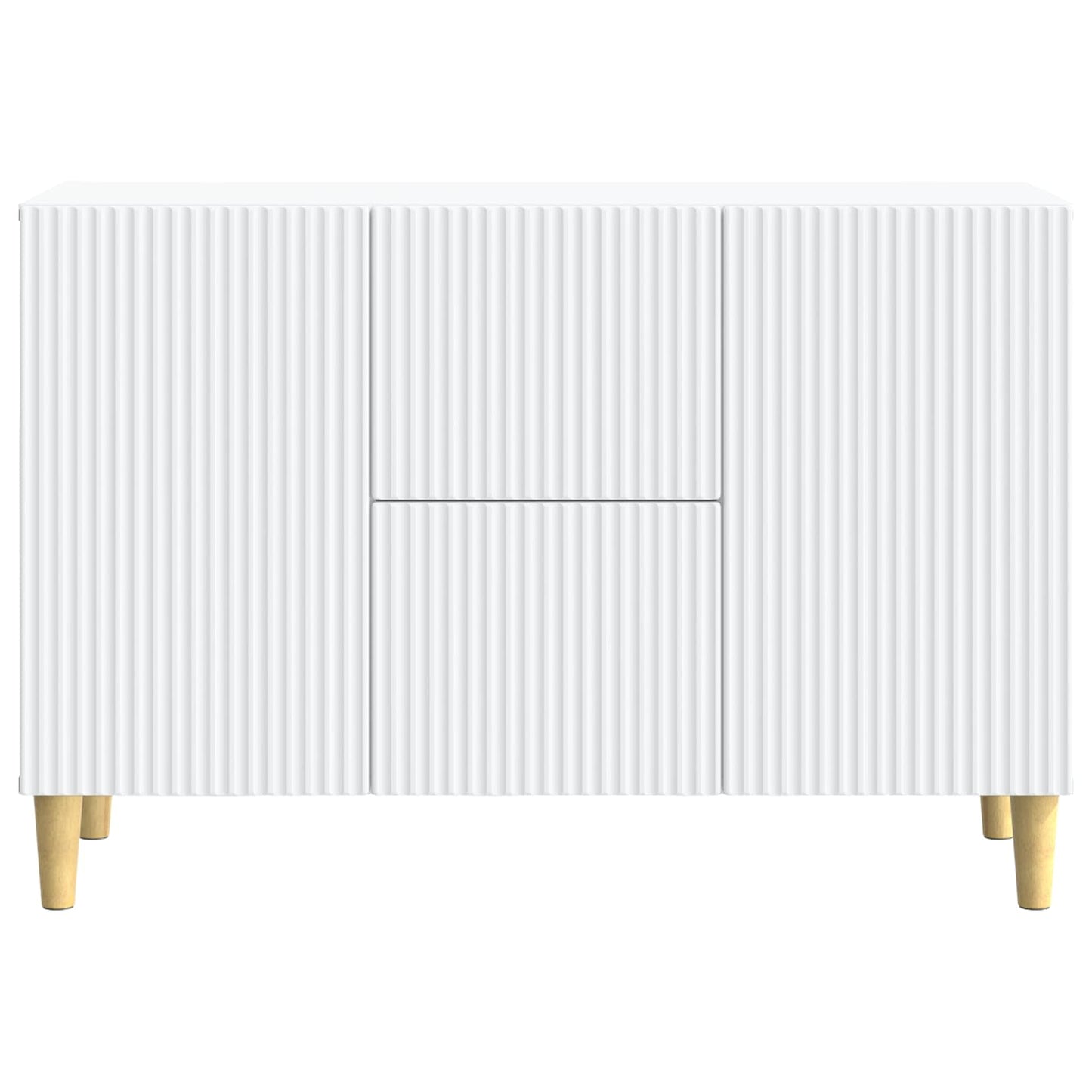 vidaXL Sideboard with Drawer White 89 x 34.5 x 60 cm Engineered Wood