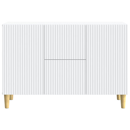 vidaXL Sideboard with Drawer White 89 x 34.5 x 60 cm Engineered Wood