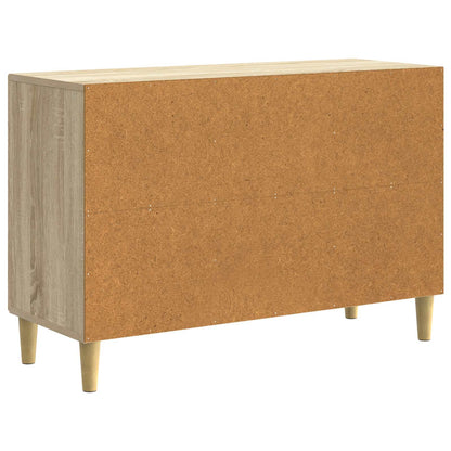vidaXL Sideboard Sonoma Oak 89 x 34.5 x 60 cm Engineered Wood