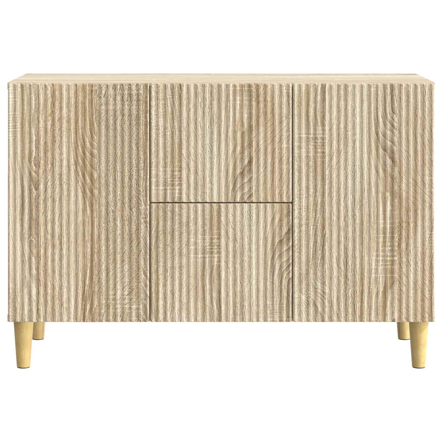 vidaXL Sideboard Sonoma Oak 89 x 34.5 x 60 cm Engineered Wood