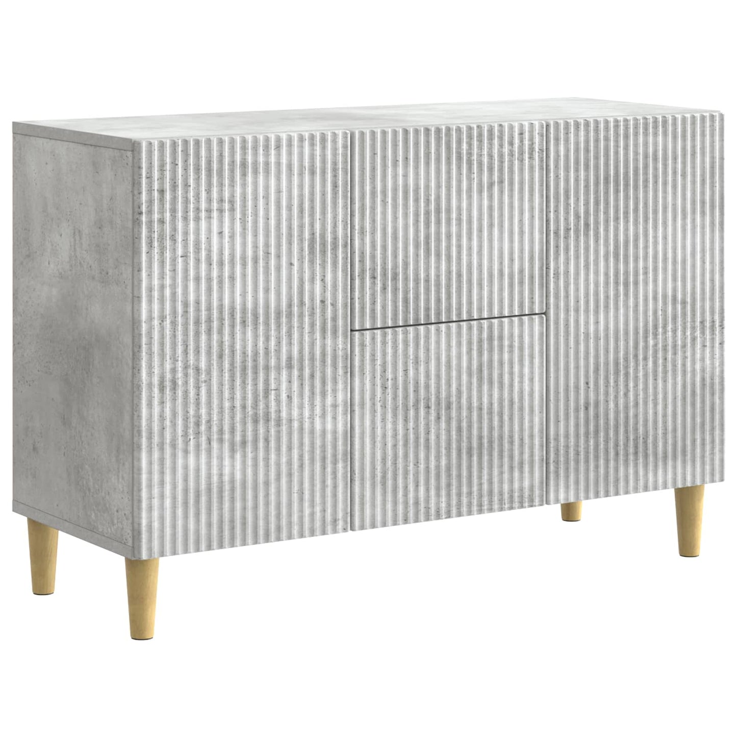 vidaXL Sideboard Concrete Grey 89 x 34.5 x 60 cm Engineered Wood