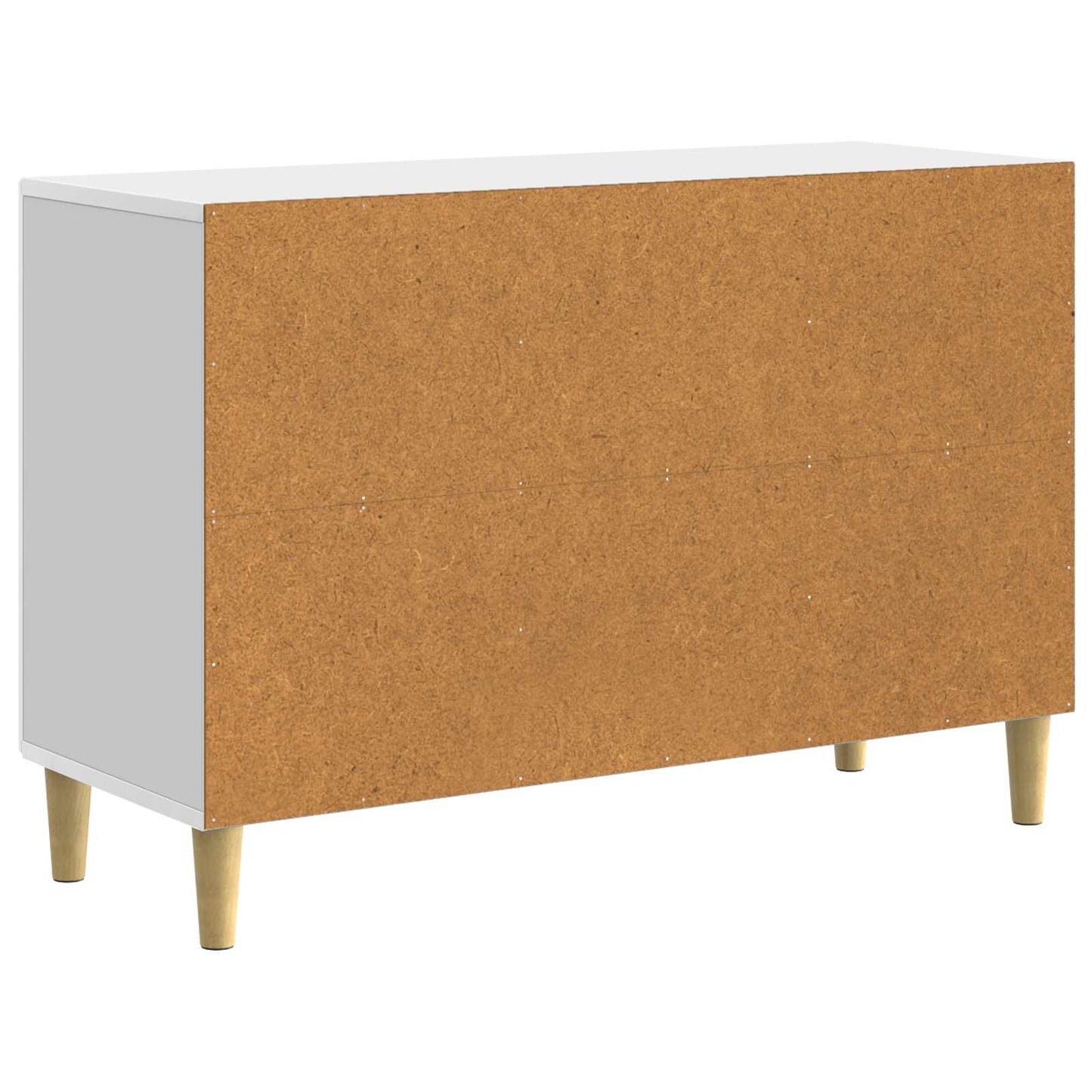 vidaXL Sideboard High Gloss White 89 x 34.5 x 60 cm Engineered Wood