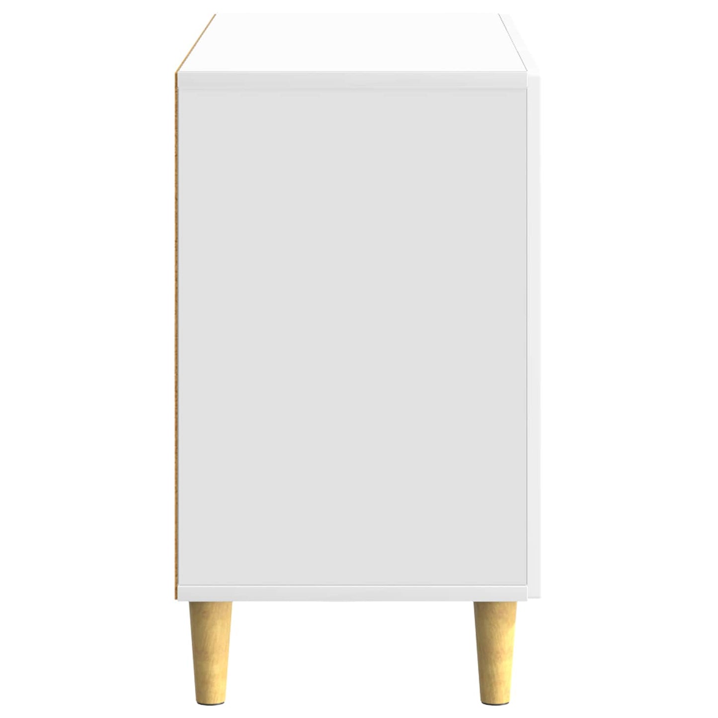 vidaXL Sideboard High Gloss White 89 x 34.5 x 60 cm Engineered Wood