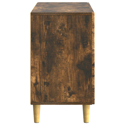 vidaXL Sideboard Smoked Oak 89 x 34.5 x 60 cm Engineered Wood