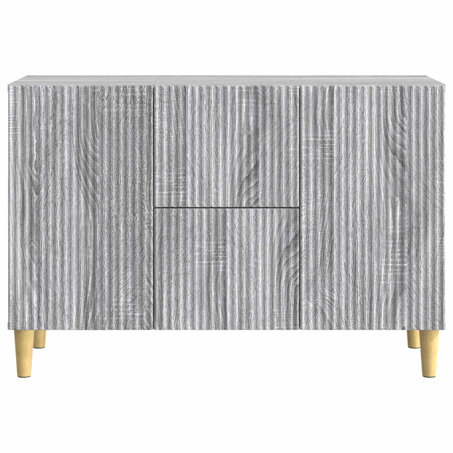 vidaXL Sideboard Grey Sonoma 89 x 34.5 x 60 cm Engineered Wood