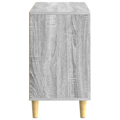 vidaXL Sideboard Grey Sonoma 89 x 34.5 x 60 cm Engineered Wood