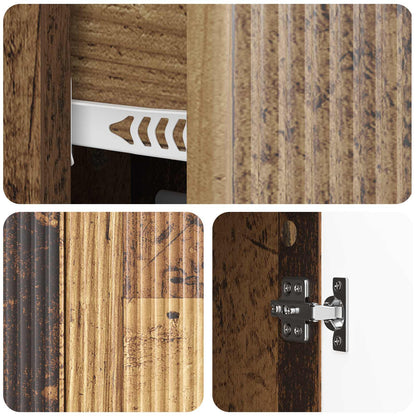 vidaXL Sideboard Old Wood 89 x 34.5 x 60 cm Engineered Wood