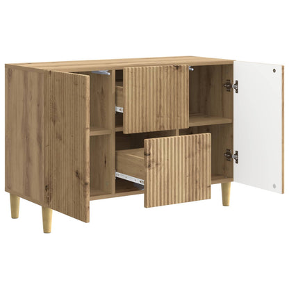 vidaXL Sideboard Artisan Oak 89 x 34.5 x 60 cm Engineered Wood
