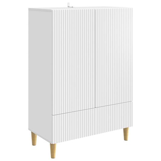 vidaXL Sideboard White 66 x 34.5 x 95 cm Engineered Wood
