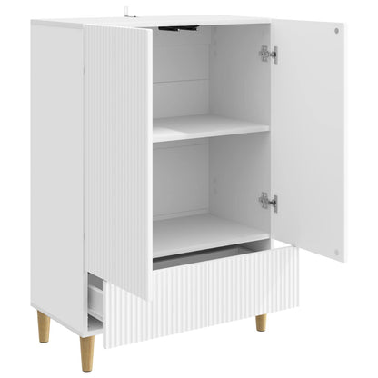 vidaXL Sideboard with Drawer White 66 x 34.5 x 95 cm Engineered Wood