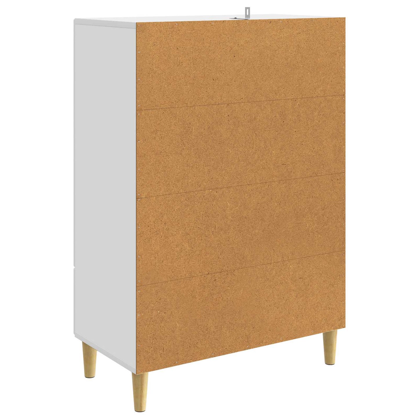 vidaXL Sideboard with Drawer White 66 x 34.5 x 95 cm Engineered Wood