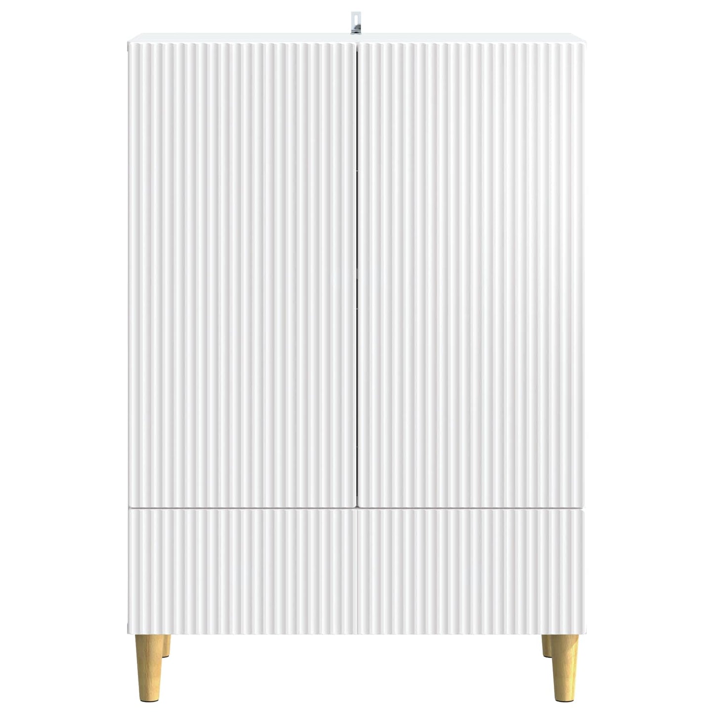 vidaXL Sideboard with Drawer White 66 x 34.5 x 95 cm Engineered Wood