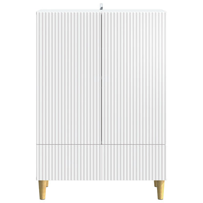 vidaXL Sideboard with Drawer White 66 x 34.5 x 95 cm Engineered Wood