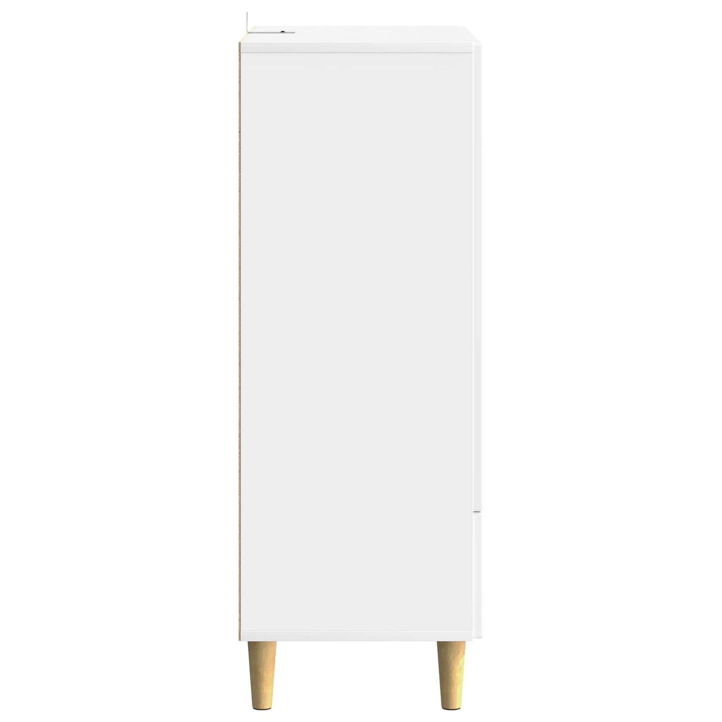 vidaXL Sideboard with Drawer White 66 x 34.5 x 95 cm Engineered Wood