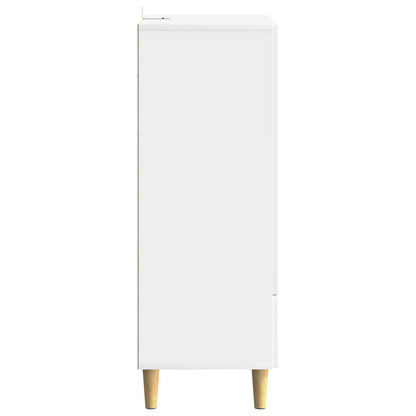 vidaXL Sideboard with Drawer White 66 x 34.5 x 95 cm Engineered Wood
