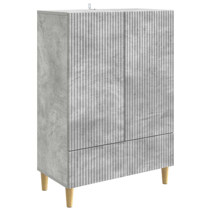 vidaXL Sideboard Concrete Grey 66 x 34.5 x 95 cm Engineered Wood