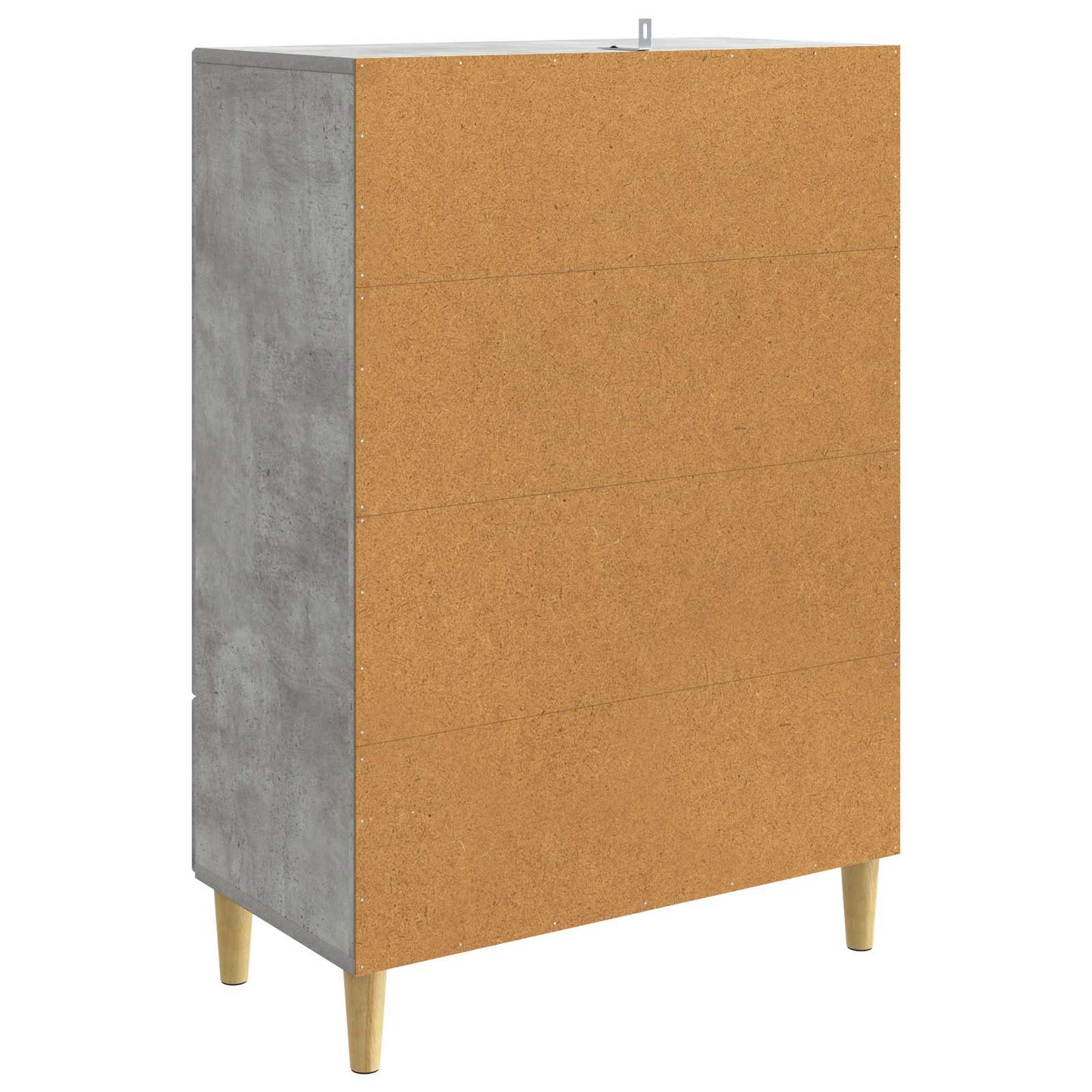 vidaXL Sideboard Concrete Grey 66 x 34.5 x 95 cm Engineered Wood