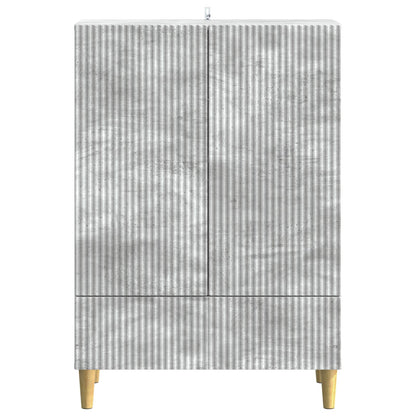 vidaXL Sideboard Concrete Grey 66 x 34.5 x 95 cm Engineered Wood