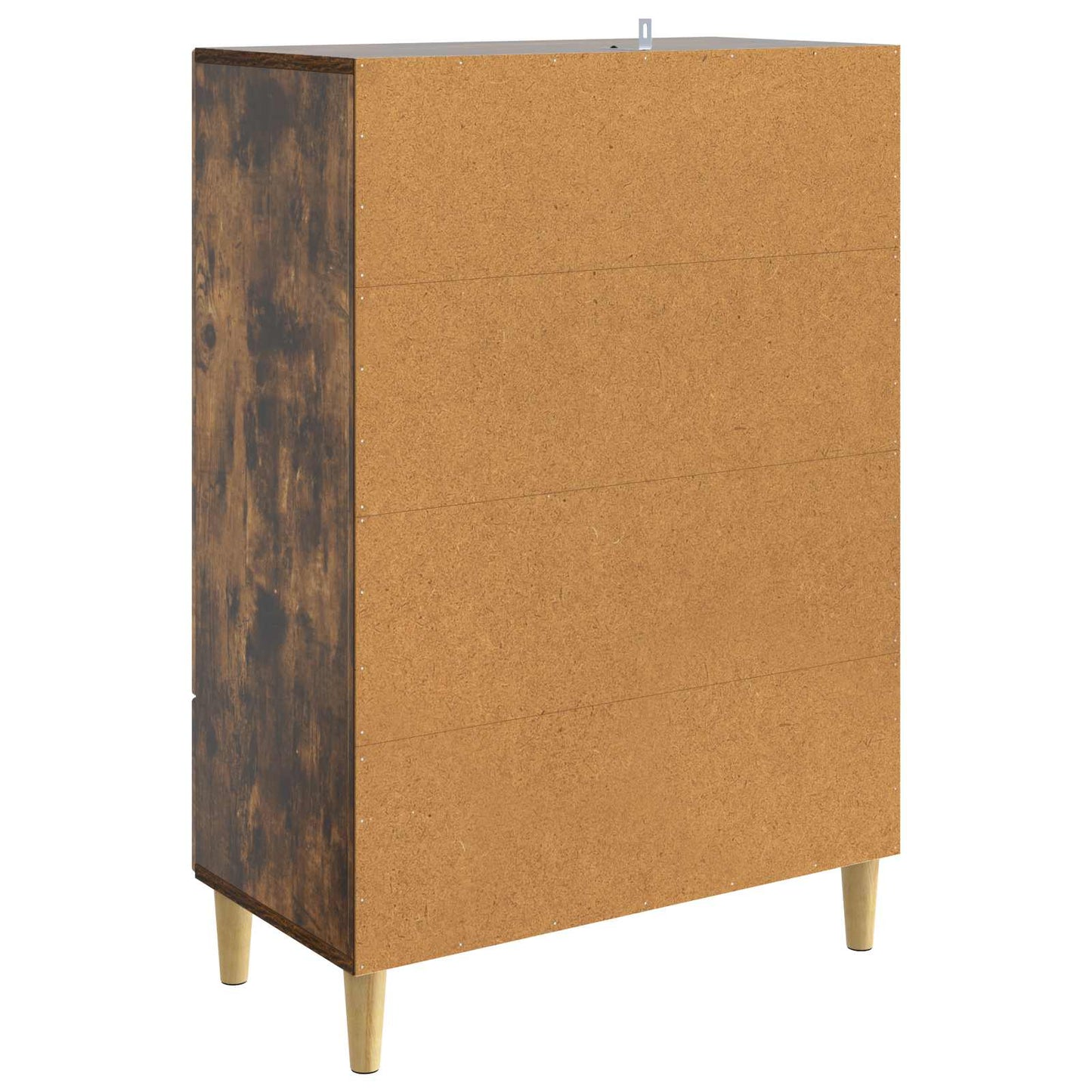 vidaXL Sideboard Smoked Oak 66 x 34.5 x 95 cm Engineered Wood