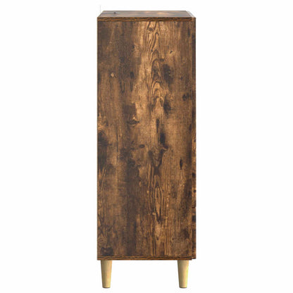 vidaXL Sideboard Smoked Oak 66 x 34.5 x 95 cm Engineered Wood