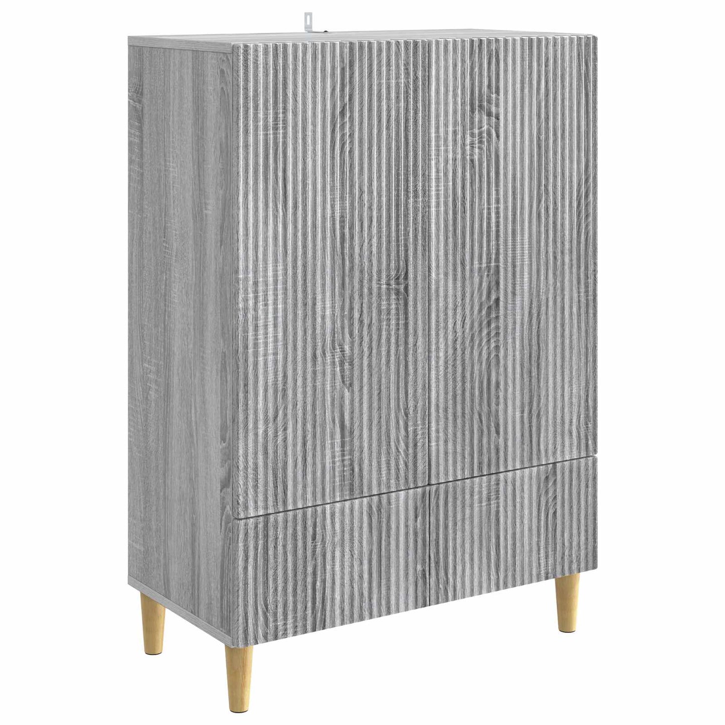 vidaXL Sideboard Grey Sonoma 66 x 34.5 x 95 cm Engineered Wood
