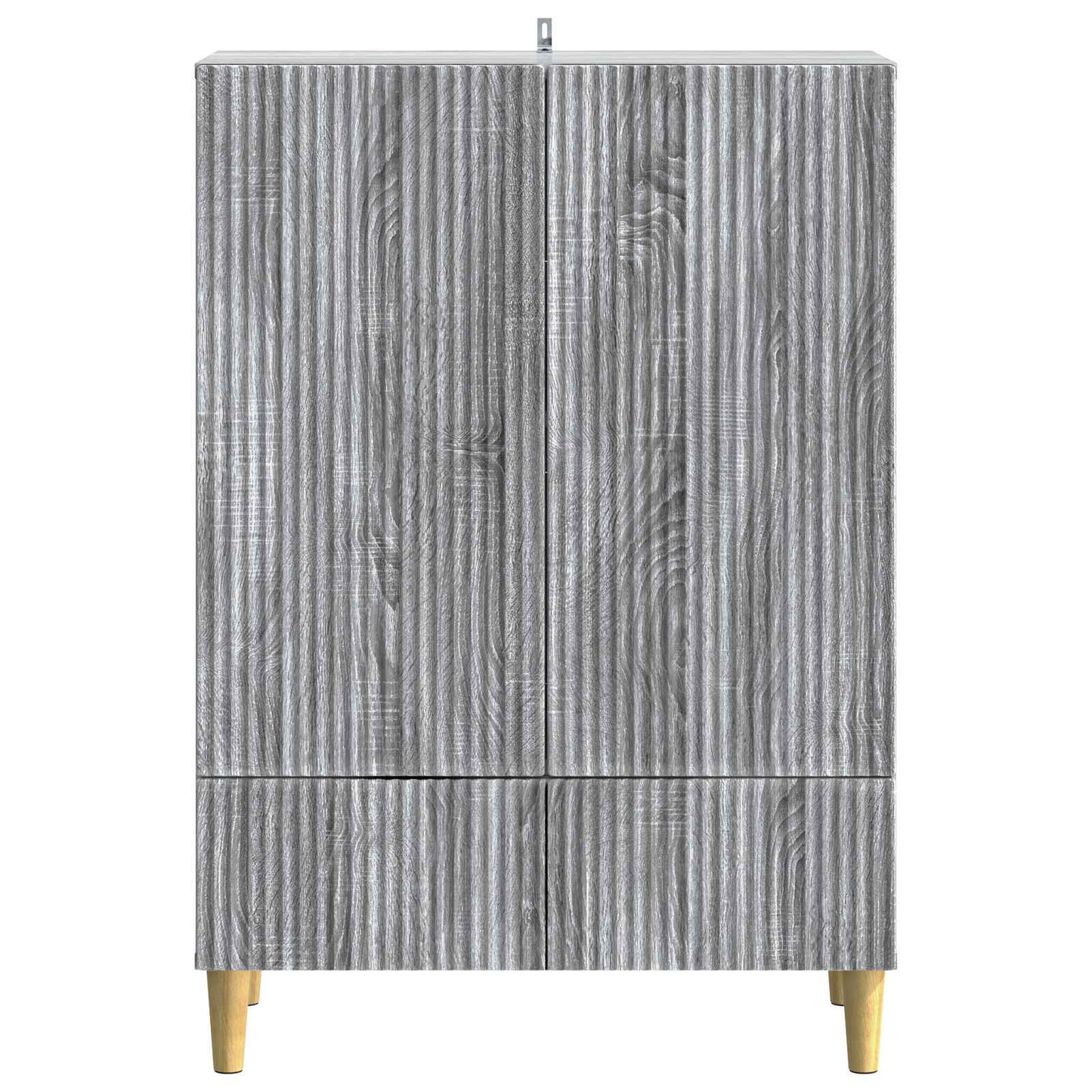 vidaXL Sideboard Grey Sonoma 66 x 34.5 x 95 cm Engineered Wood