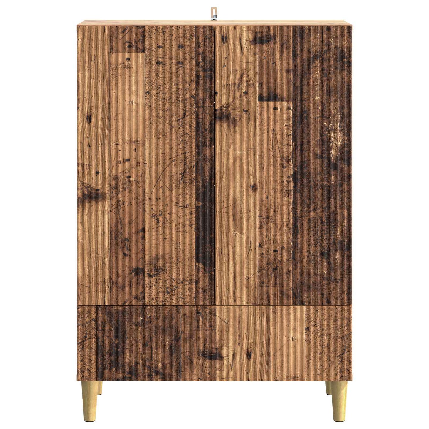vidaXL Sideboard Old Wood 66 x 34.5 x 95 cm Engineered Wood